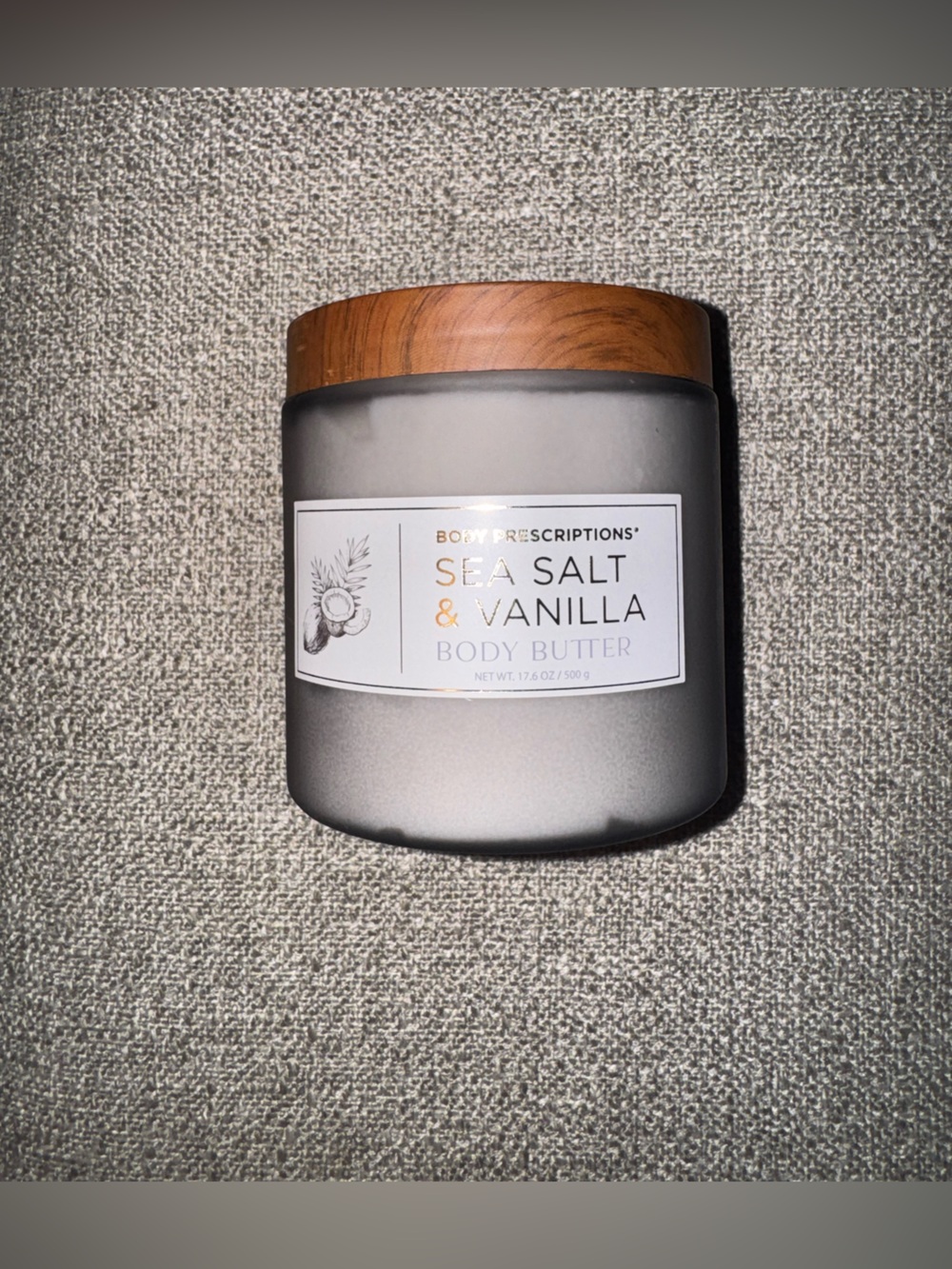 Body Prescriptions Sea Salt & Vanilla Body Butter - NWT